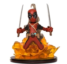 Deadpool Q-Fig Loot Crate Marvel Exclusive 4.5” Quantum Mechanix Figure Toy