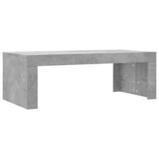 Coffee Table Living Room Engineered Wood Quality 102x50x36 cm Grey Sonoma