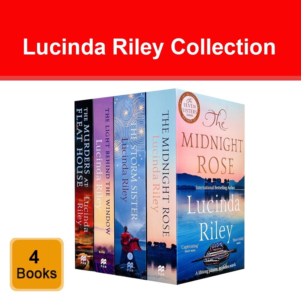 Lucinda Riley Collection 4 Books Set Midnight Rose,Storm Sister, Light Behind..