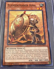 Yugioh! Elementsaber Aina - FLOD-EN019 - Common - 1st Edition Damaged , English