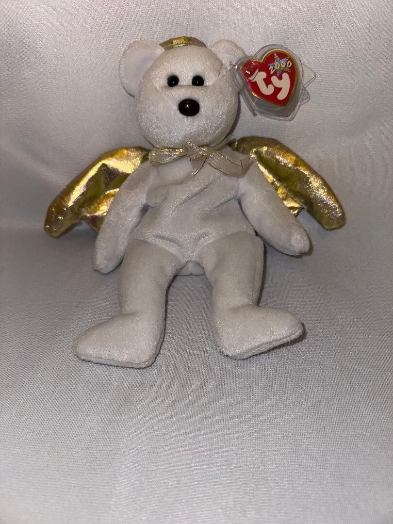 Ty Beanie Baby Rare Halo II January 14, 2000 Brown Nose Star Tag