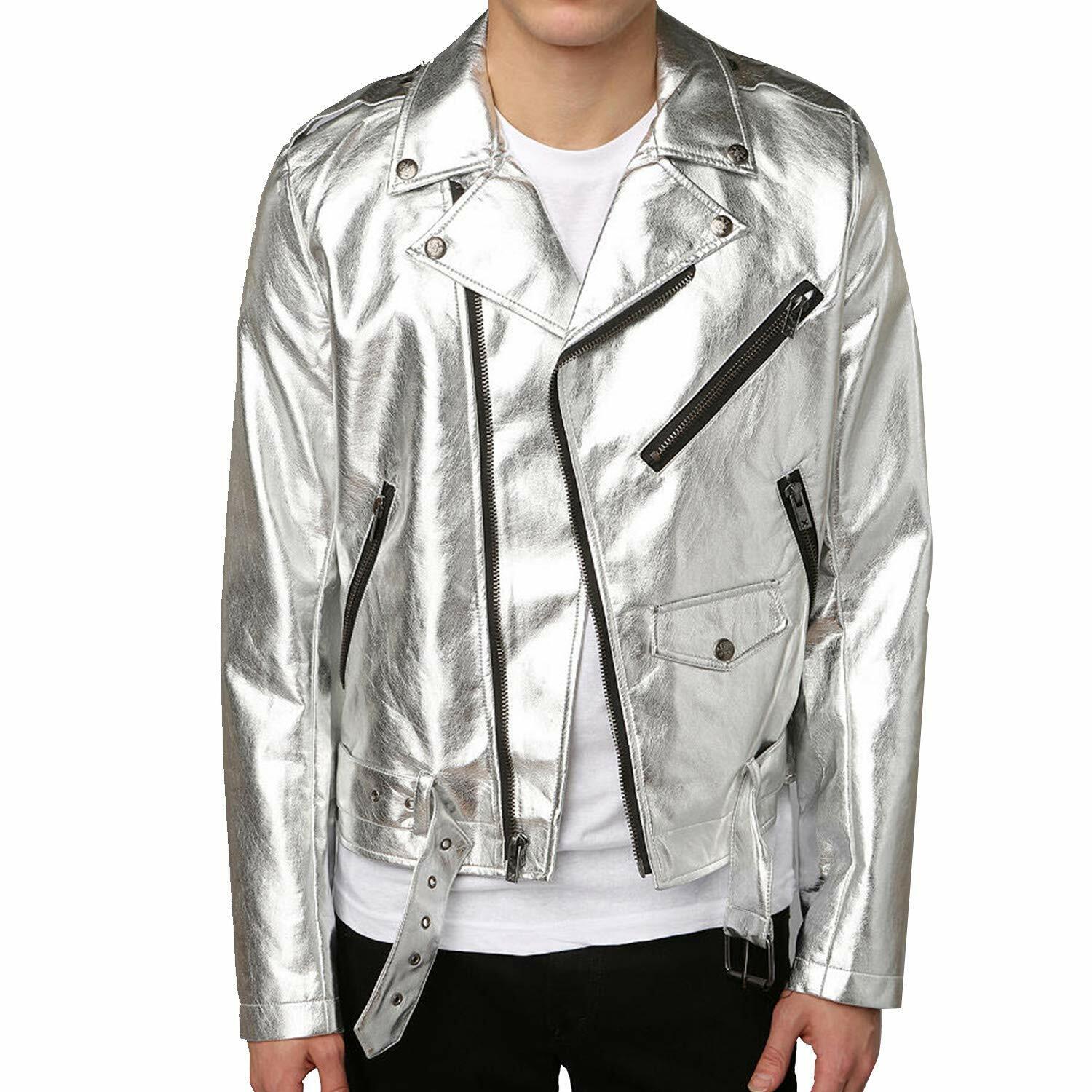 silver jacket