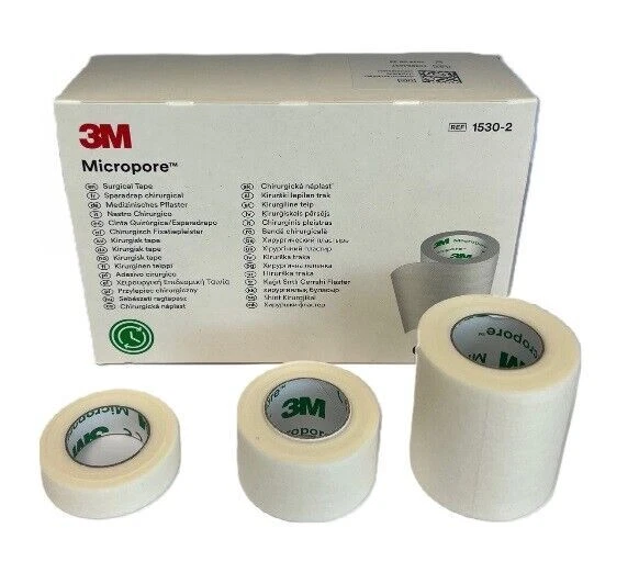 3M- Micropore Surgical Tape 1.25cm, 2.5cm, 5cm - Eyelash Tape - Premium Quality - Image 3 of 4