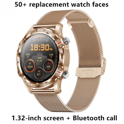 Bluetooth-Anruf IP67 Wasserdicht Smartwatch Herzfrequenz-Blutdruck  Monitor