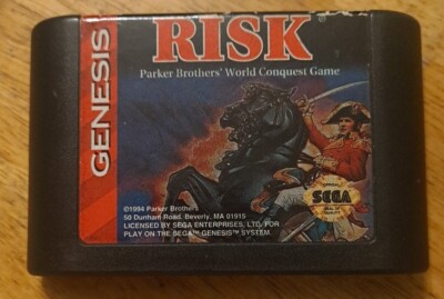 Risk: The World Conquest Game (Sega Genesis) Game Cartridge Only 