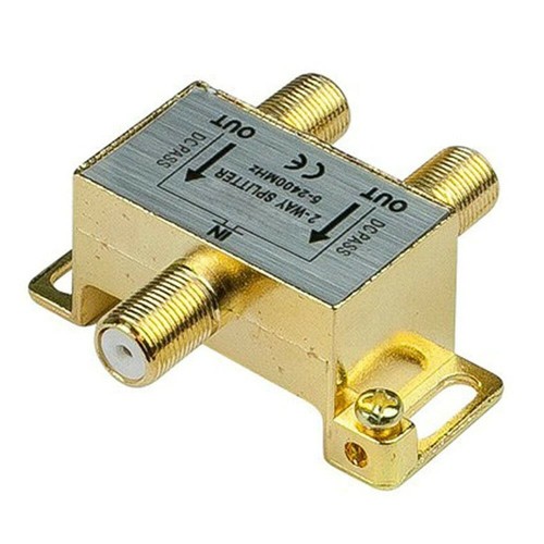 2 3 4 6 8 Way Coax Coaxial Split Splitter For Video Cable TV Antenna Satellite eBay