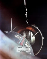AGENA TARGET DOCKING VEHICLE AS SEEN FROM GEMINI 8 - 8X10 NASA PHOTO (EP-863)