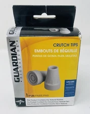 Medline G00842 Guardian Super Crutch Tip, Gray - NEW In Box