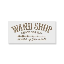 Wand Shop Stencil - Durable & Reusable Mylar Stencils