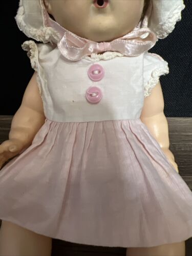 Vintage 1950s American Character 12" Tiny Tears Rock A Bye Eyes Baby Doll - Picture 4 of 7