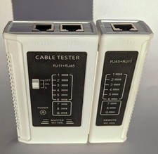 LAN Ethernet Cable Tester - RJ45 RJ11 Network Tester WZ-468L Master  Remote