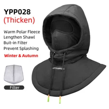 ROCKBROS Balaclava Winter Ski Mask Thicken Thermal Fleece Windproof Unisex