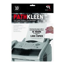 Read Right PathKleen Laser Printer Cleaning Sheets 8.5 x 11 Inches Sheets 10 ...