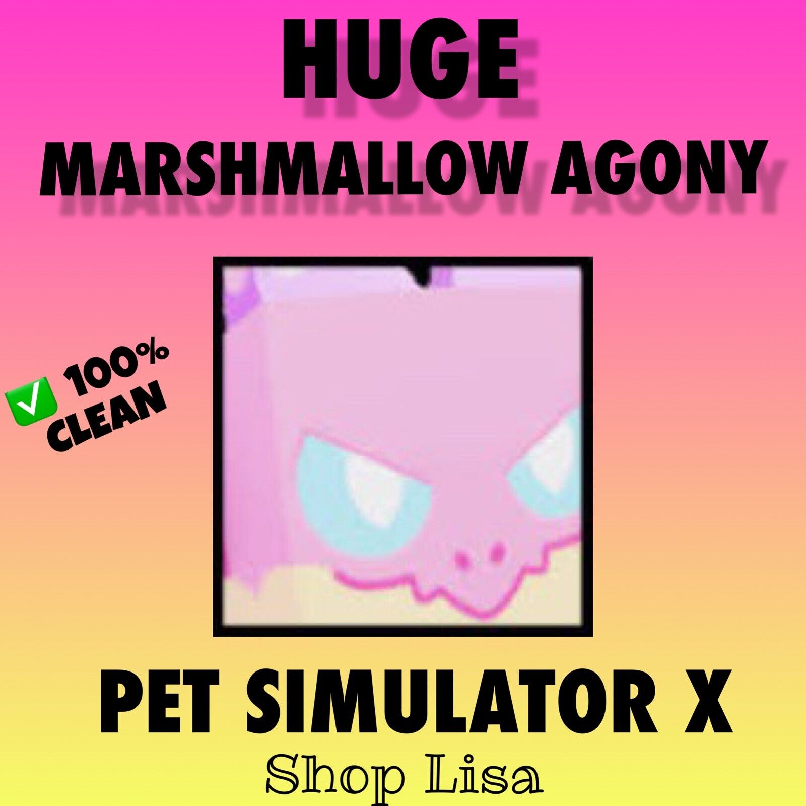 Huge Chameleon ▪️UNTRANSFERRED▪️✨ Roblox PSX Pet Simulator X ✨+ 5 BILLION  💎