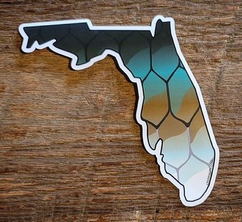 TARPON Stickers STATE CUT-OUTS fishing fly fishing DECALS saltwater flats - Afbeelding 2 van 28