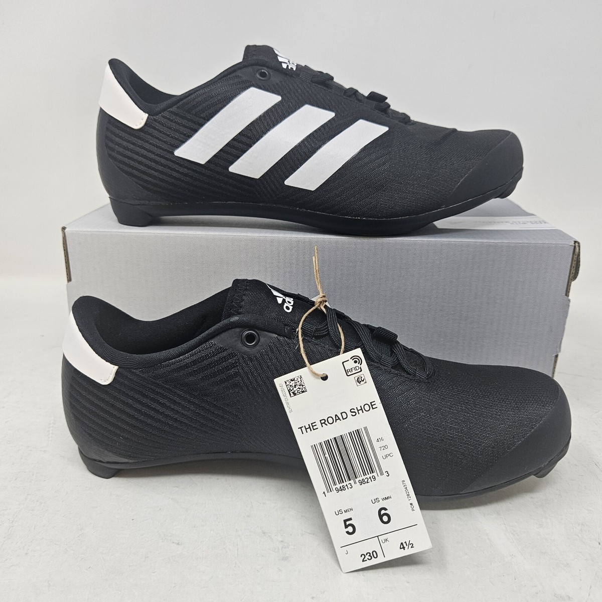 Adidas The Road Shoe Cycling Shoe / Black White / FW4457
