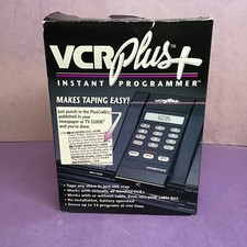 VCR PLUS INSTANT PROGRAMMER REMOTE CONTROL GEMSTAR New In Box