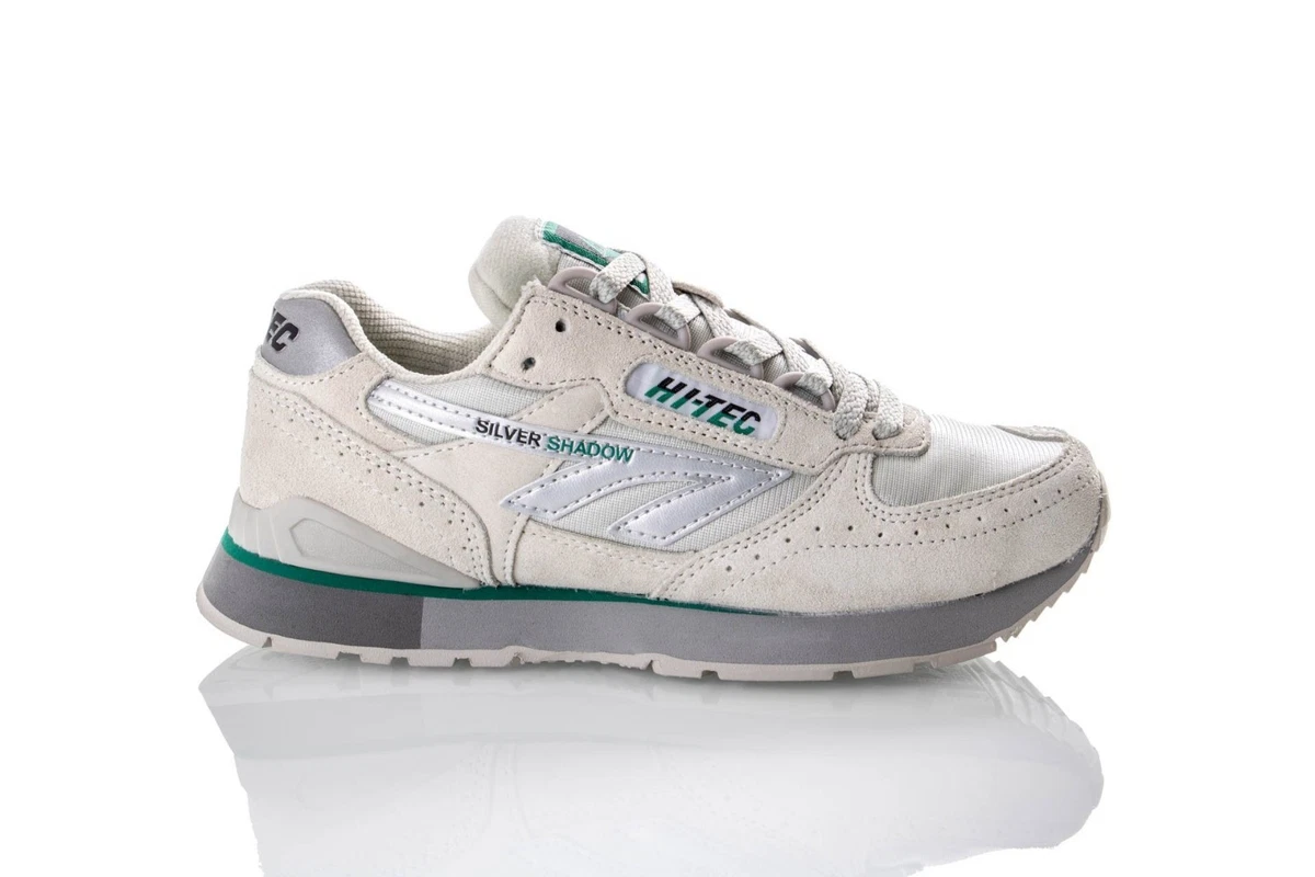 chef forråde etikette Hi Tec Silver Shadow Green Version Sports Outdoor Trainers Shoes Size 4.5 UK  | eBay