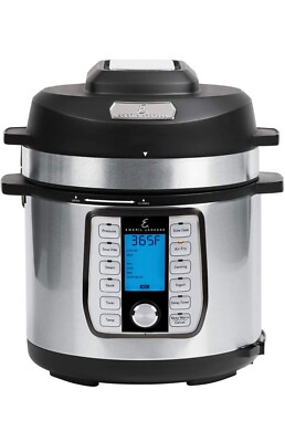 Emeril Lagasse Pressure Cooker Air Fryer Stainless Steel Black  Y8D-AF-36