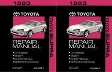 1993 Toyota Supra Shop Service Repair Manual