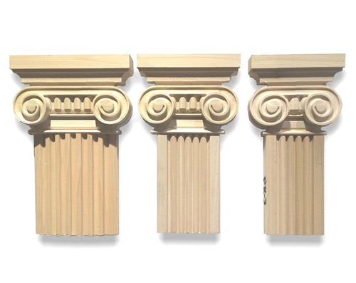 Solid Hardwood Greek/Roman Ionic Capitell - Picture 2 of 11