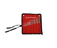 9pc Forged Steel Roll Pin Punch Set in Roll Up Case Rifle Gunsmithing Jewelers