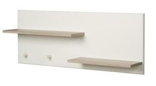 roba Wandregal 'Felicia', Wandboard über Wickelkommode, 2 Ablagen, 2 Haken