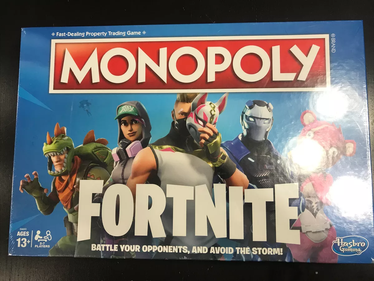 Fortnite Account Monopoly Collectors Board Game New Sealed