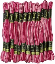 Anchor Thread Hand Embroidery Stranded Cotton Thread Cross Stitch Sewing Magenta