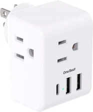 Outlet Extender Power Strip USB C Wall Charger Cruise Home Office Travel