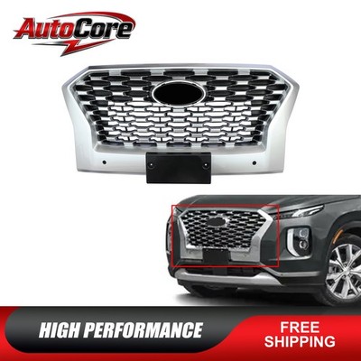 Front Bumper Grille w/ Sensor Holes For 2020-2022 Hyundai Palisade 86350S8010