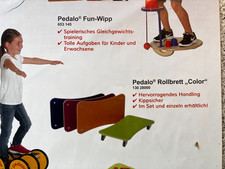 Pedalo Rollbrett Farbig aus Mehrschichtholz, Transportroller, Rollwagen, Kinder