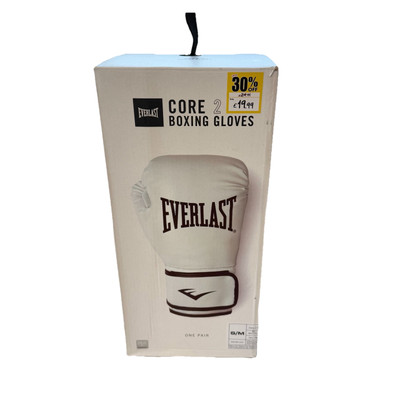 Everlast Core 2 Boxhandschuhe weiß Erwachsene Small / Medium 10-12oz Neu