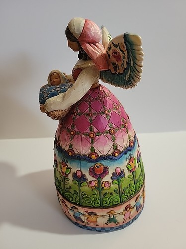 2004 Jim Shore Heartwood Creek Mother You're An Angel Figure. Has Box,not Orig. - Picture 4 of 7