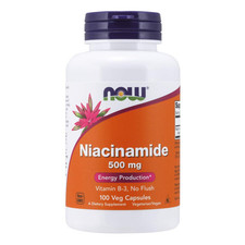 NOW Niacinamide 500Mg,100 Capsules