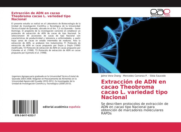 Jaime Vera Chang (U. A.) | ExtraccióN De Adn En Cacao Theobroma Cacao L....-image