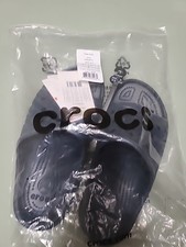 NWT NO BOX Unisex Navy Blue CROCS Baya Slide; Size M6/W8