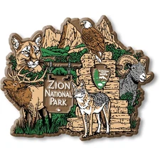 Zion National Park Sign Magnet by Classic Magnets