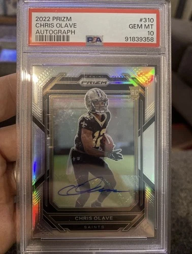 Chris Olave 2022 Panini Prizm Chris Olave #310 Silver