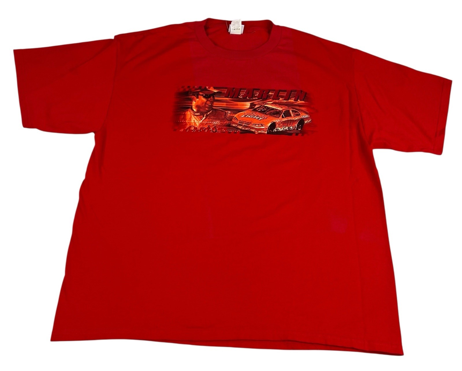 Vintage Y2K Coors Light NASCAR Sterling Marlin #40 T-Shirt Racing Tee Men’s XL