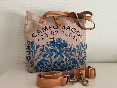 Campomaggi Shopper Manici Canvas beige Kollektion 2026 NEU VK 280 