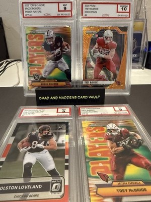 Topps 2025 NFL 3-Card Rookie Lot: Chrome Power Players + Optic 2015 Retro
