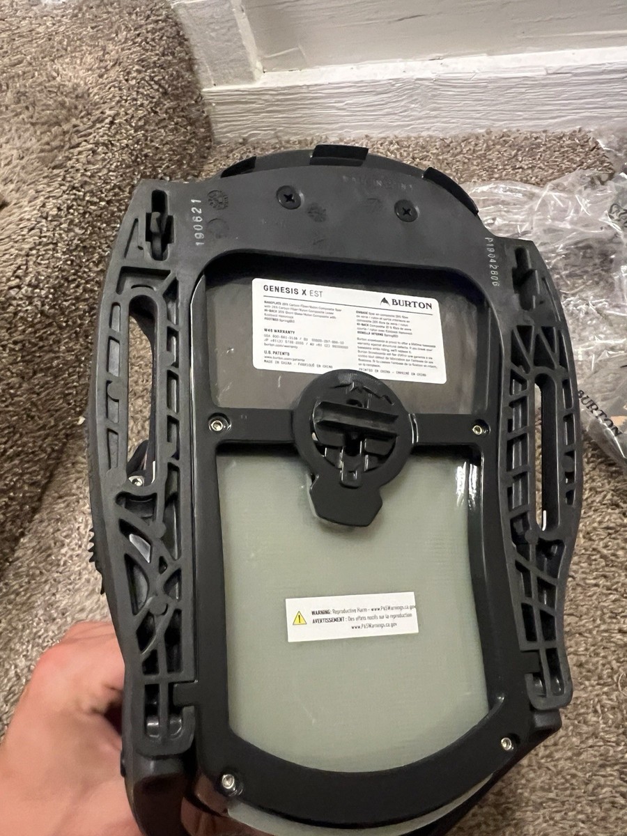 Burton Genesis X EST Snowboard Bindings Size Medium Brand New | eBay