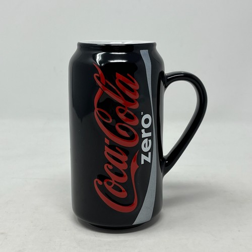 Coca Cola Zero Can Shape Mug Black Novelty Coffee Cup Soda Drinkware Collectible
