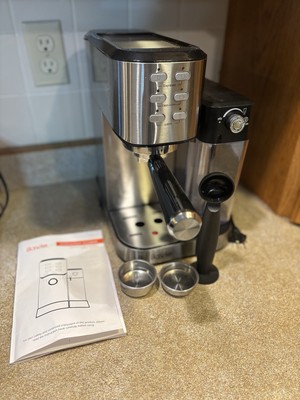 ilavie 6 in 1 Espresso Coffee Machine w/20 Bar Pump Latte Cappuccino Coffee Make