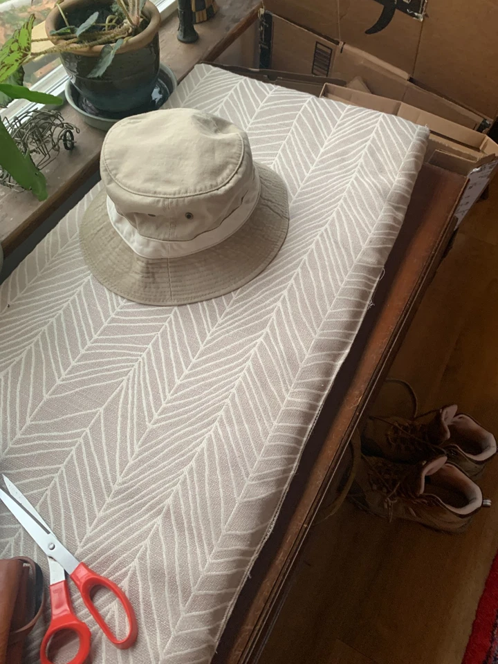 De Colección Años 70 LL Bean Bucket Sombrero 7 3/4 Pesca Exterior Bronceado Etiqueta Escritura Hecho en Unión EE. UU. Foto 2 de 4