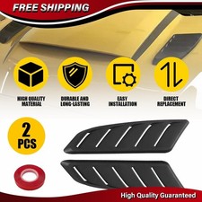 2pcs Hood Air Vents For Car Hood Scoop Bonnet Vent Hood Air Intake Trim Cover