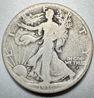 1916-D  WALKING LIBERTY HALF DOLLAR  GOOD+   BETTER DATE #1310