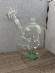 Buchi Glass 10 Liter Receiving Flask w/Stopcock, Rotoary Evaporator