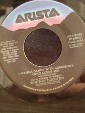 WHITNEY HOUSTON 7" 45 RPM "I Wanna Dance With Somebody Who Loves Me " VG Cond.